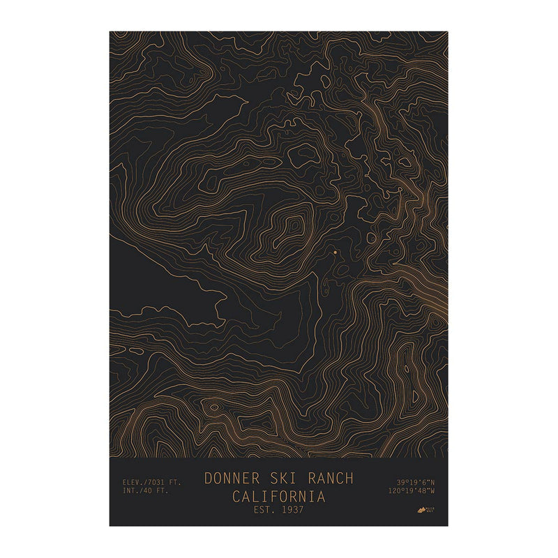 Donner, California - Muir Way - TOPO Series