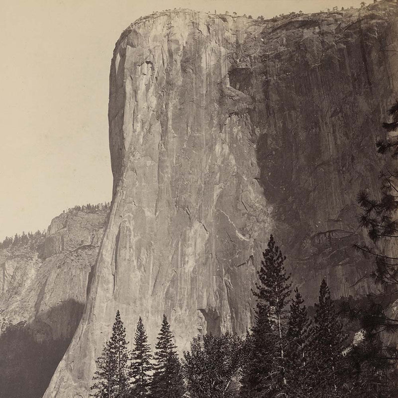 El Capitan, Yosemite 1868 - Muir Way - Photograph