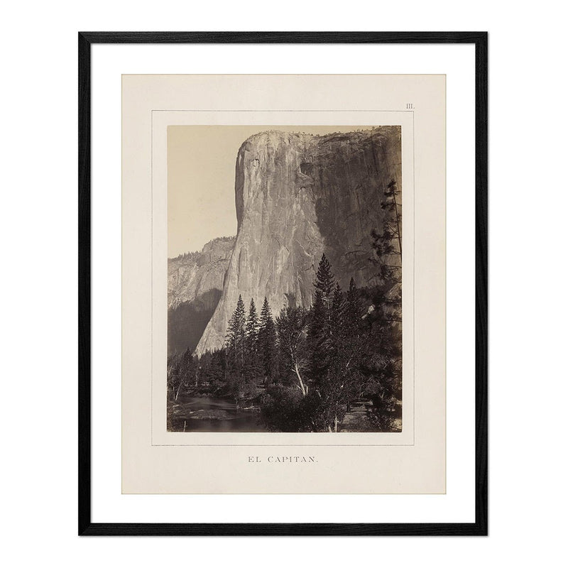 El Capitan, Yosemite 1868 - Muir Way - Photograph