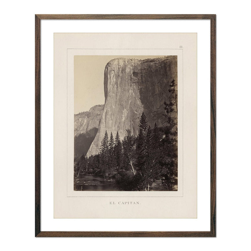 El Capitan, Yosemite 1868 - Muir Way - Photograph