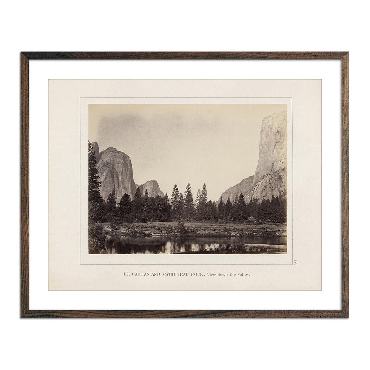 El Capitan and Cathedral Rock, Yosemite 1868 – Muir Way