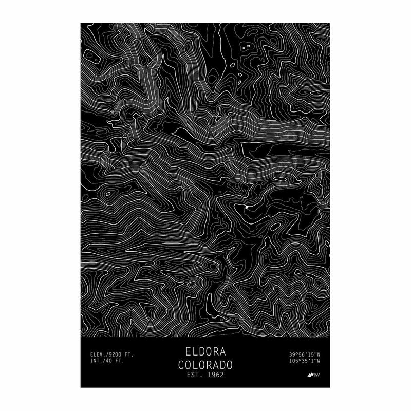 Eldora, Colorado - Muir Way - TOPO Series