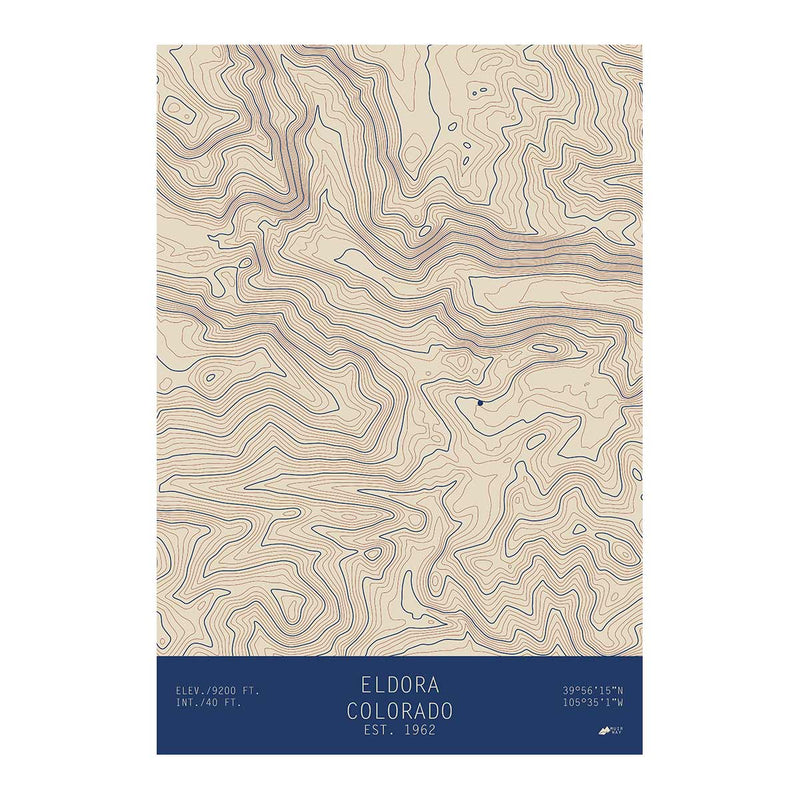 Eldora, Colorado - Muir Way - TOPO Series