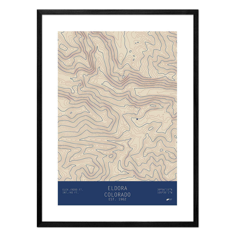 Eldora, Colorado - Muir Way - TOPO Series
