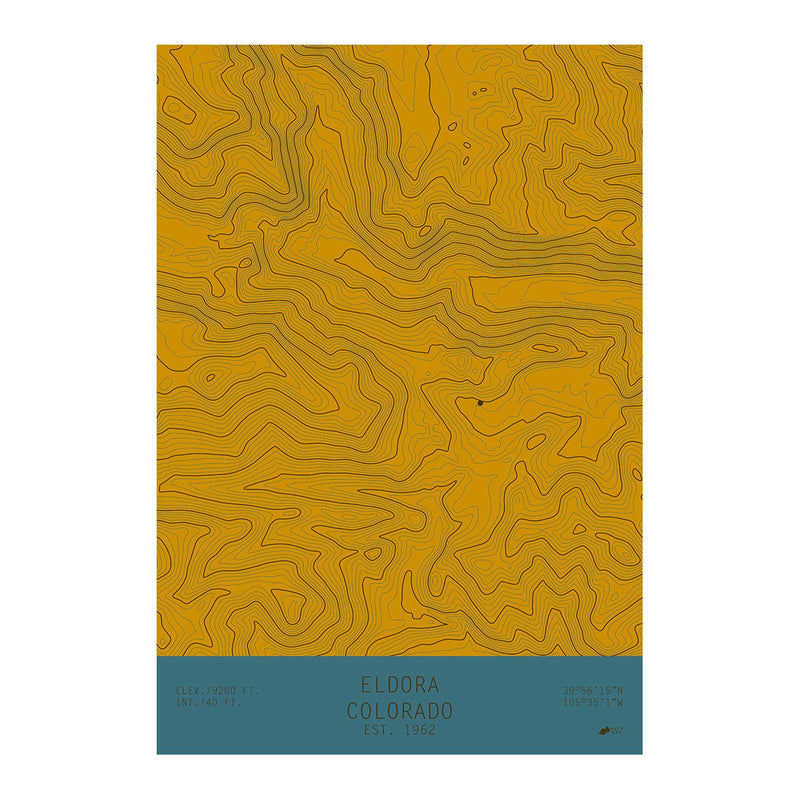Eldora, Colorado - Muir Way - TOPO Series