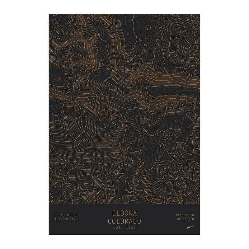 Eldora, Colorado - Muir Way - TOPO Series