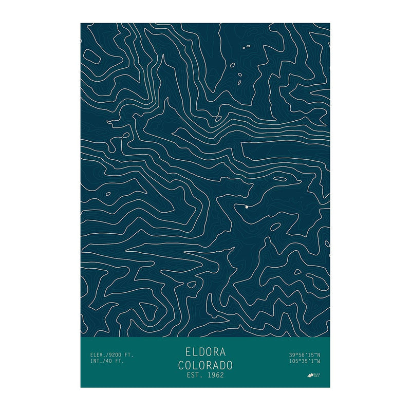 Eldora, Colorado - Muir Way - TOPO Series