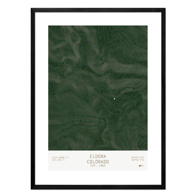 Eldora, Colorado - Muir Way - TOPO Series