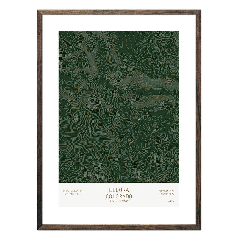 Eldora, Colorado - Muir Way - TOPO Series
