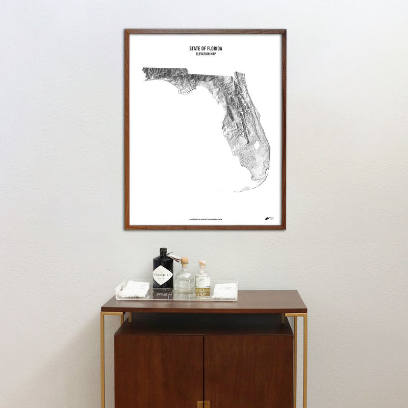 Florida Elevation Map - Muir Way - Elevation