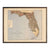 Map of Florida State 1876