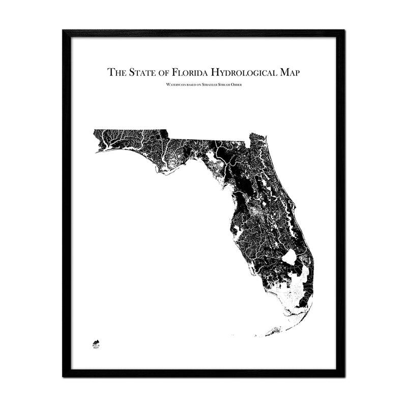 Florida Hydrological Map - Muir Way - Hydrology