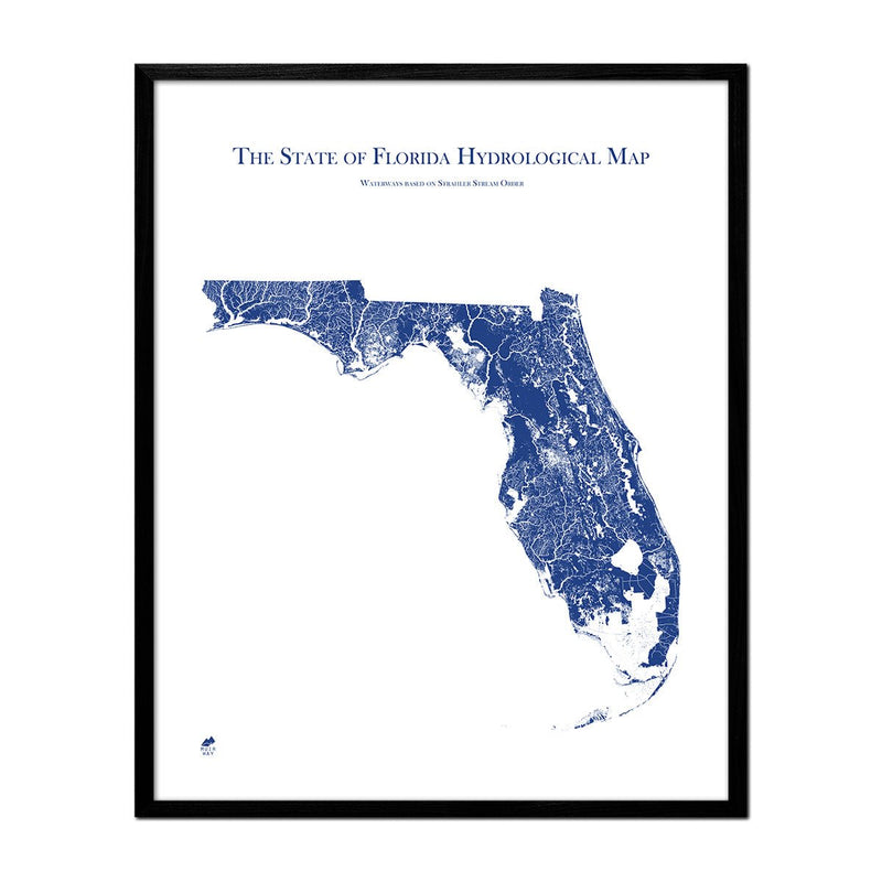 Florida Hydrological Map - Muir Way - Hydrology