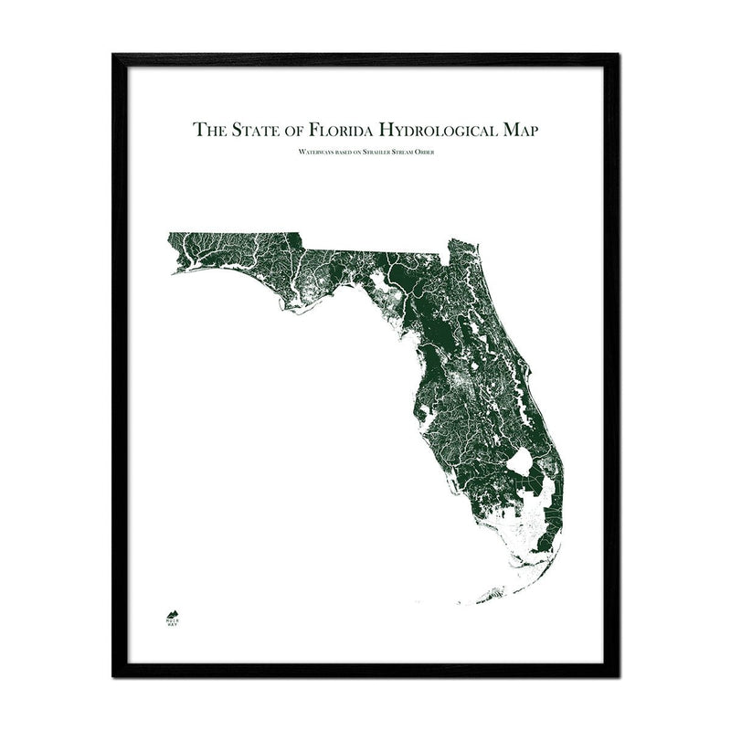 Florida Hydrological Map - Muir Way - Hydrology
