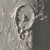 1874 Gassendi Moon Crater Print