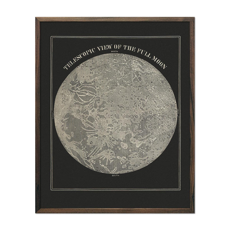 Full Moon 1850 - Muir Way - Vintage Map