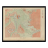 Yellowstone Geologic Map of Firehole Geyser Basin 1904 Map