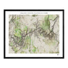 Relief Map of Grand Canyon National Park