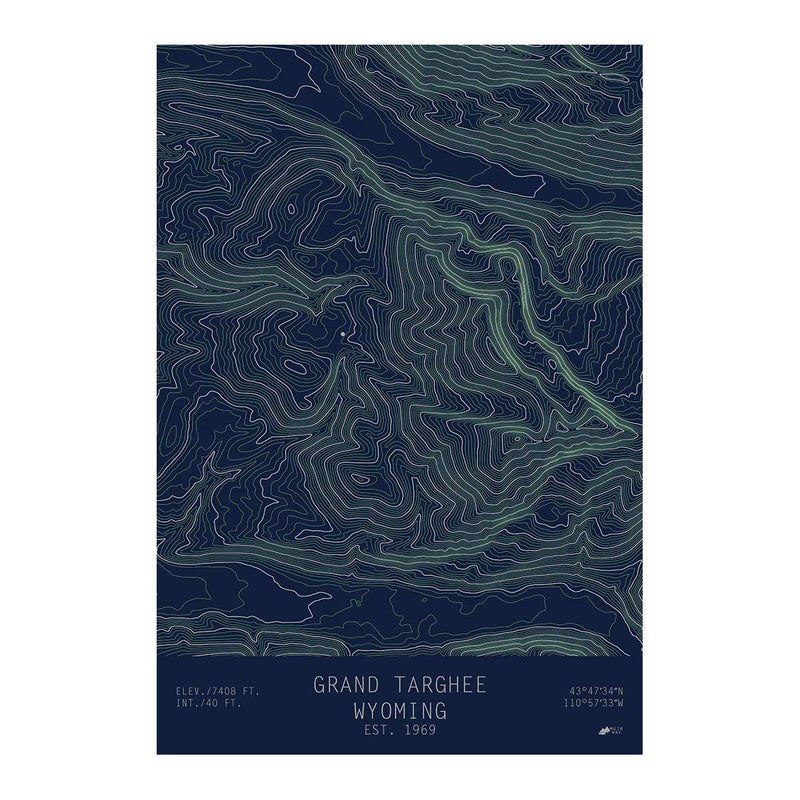 Grand Targhee, Wyoming - Muir Way - TOPO Series
