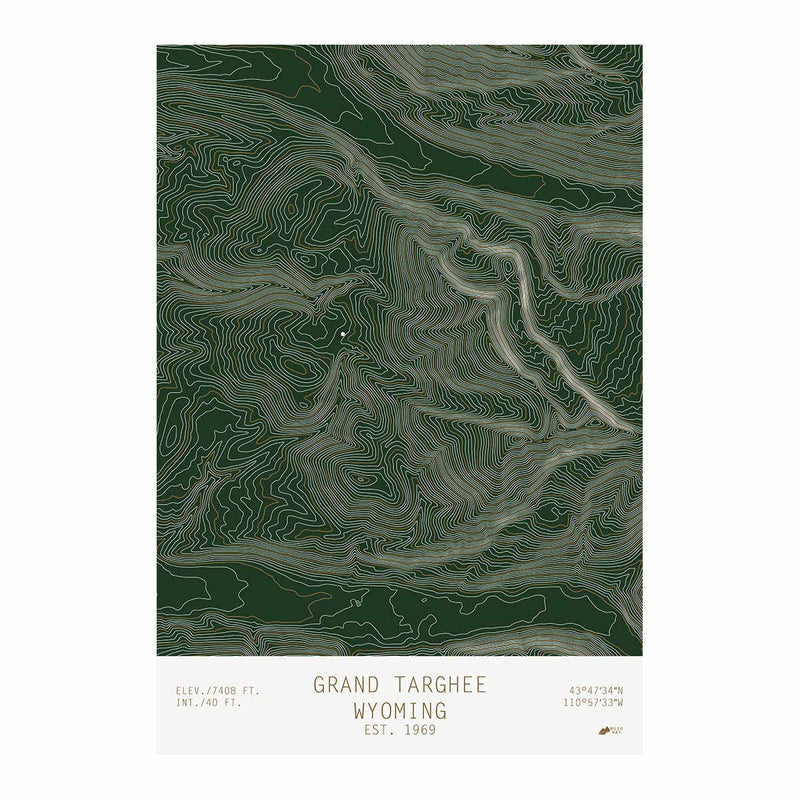 Grand Targhee, Wyoming - Muir Way - TOPO Series