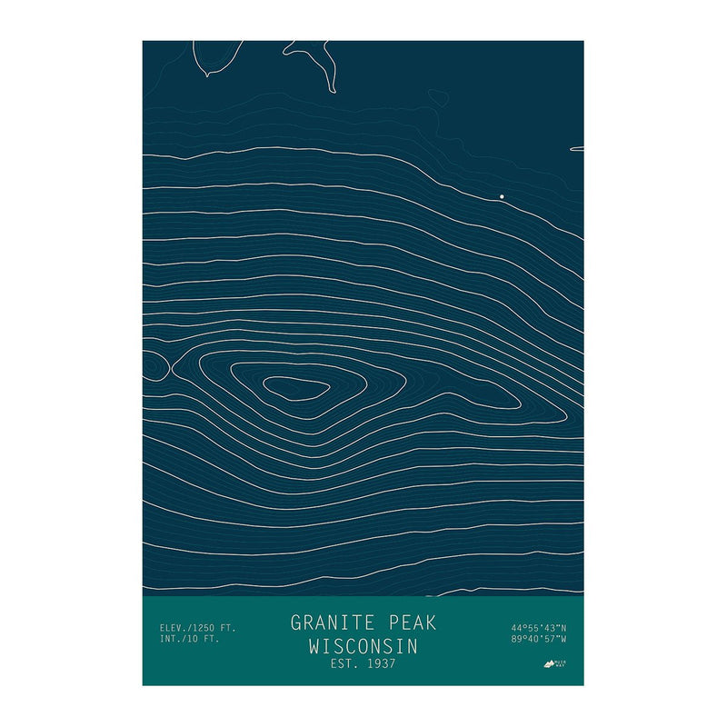 Granite Peak, Wisconsin - Muir Way - TOPO Series