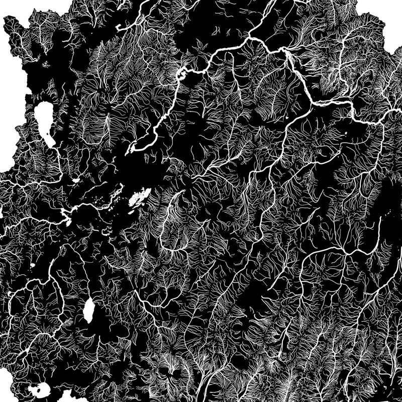Great Basin Regional Hydrological Map - Muir Way - Hydrology
