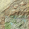 Great Smoky Mountains Shaded Relief Map