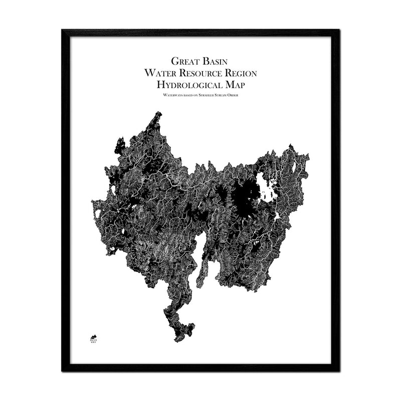 Great Basin Regional Hydrological Map - Muir Way - Hydrology
