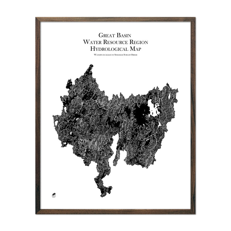 Great Basin Regional Hydrological Map - Muir Way - Hydrology
