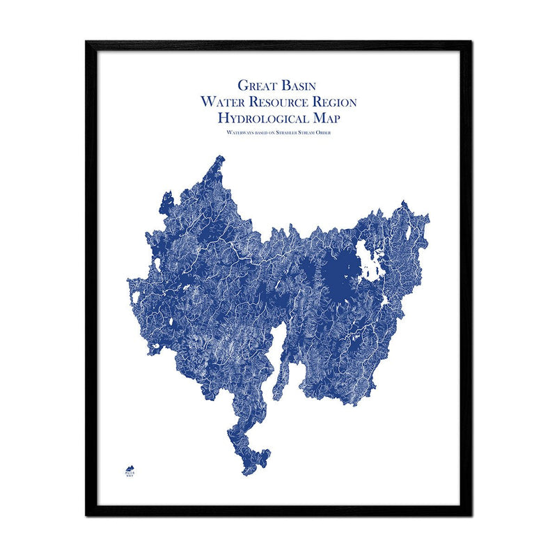 Great Basin Regional Hydrological Map - Muir Way - Hydrology