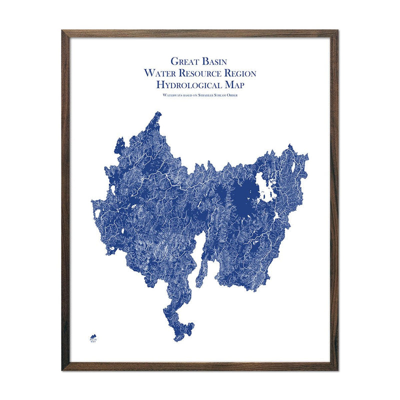 Great Basin Regional Hydrological Map - Muir Way - Hydrology