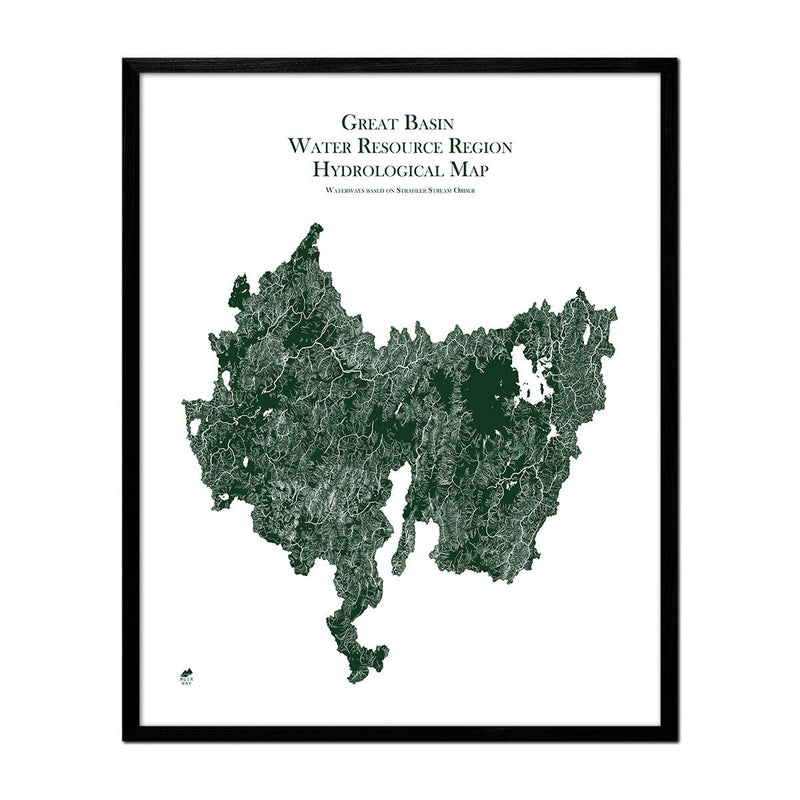 Great Basin Regional Hydrological Map - Muir Way - Hydrology