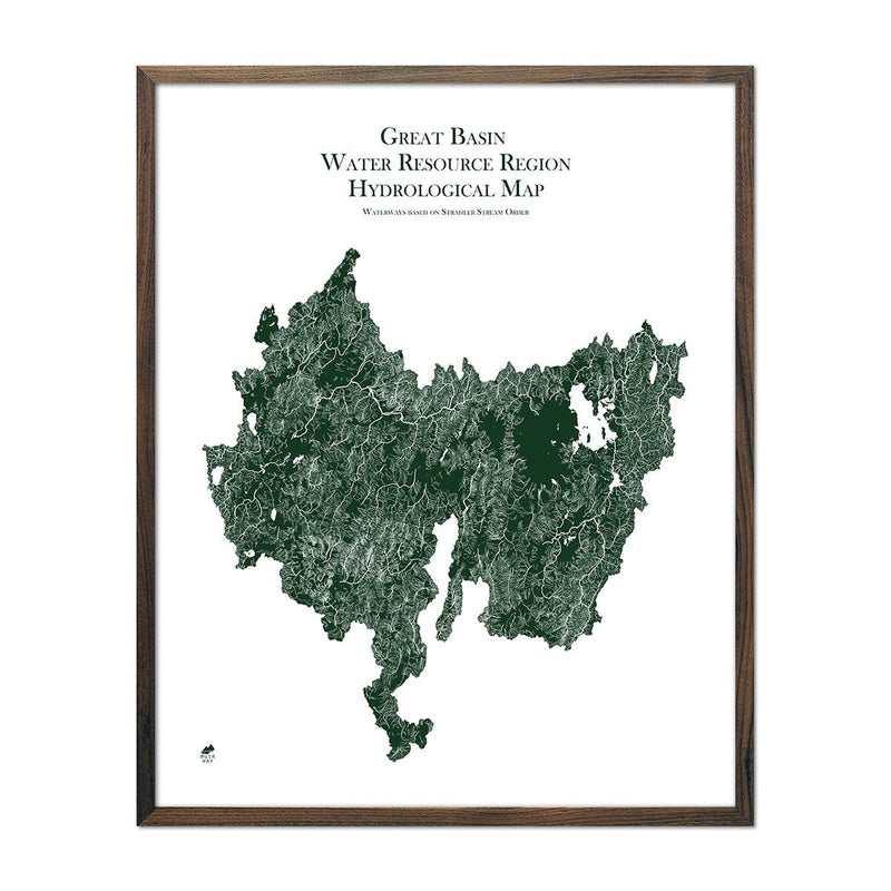 Great Basin Regional Hydrological Map - Muir Way - Hydrology