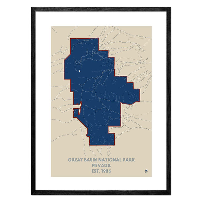 Great Basin National Park Map - Muir Way - National Park
