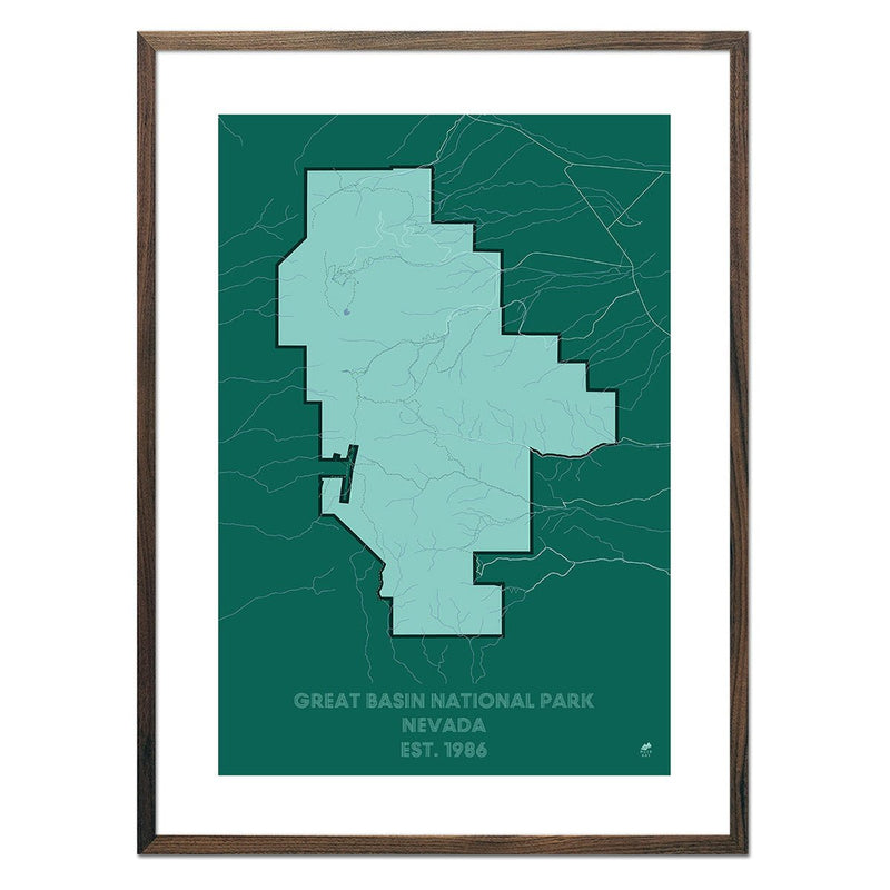 Great Basin National Park Map - Muir Way - National Park