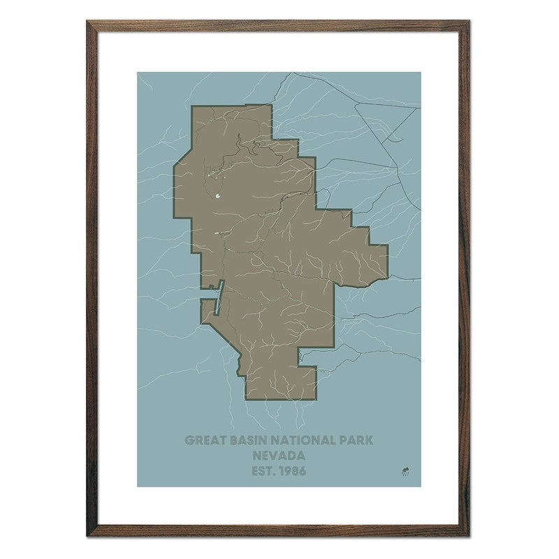 Great Basin National Park Map - Muir Way - National Park