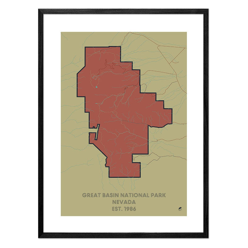 Great Basin National Park Map - Muir Way - National Park
