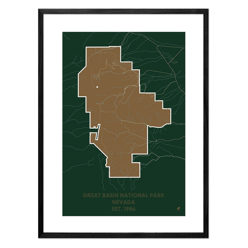 Great Basin National Park Map - Muir Way - National Park