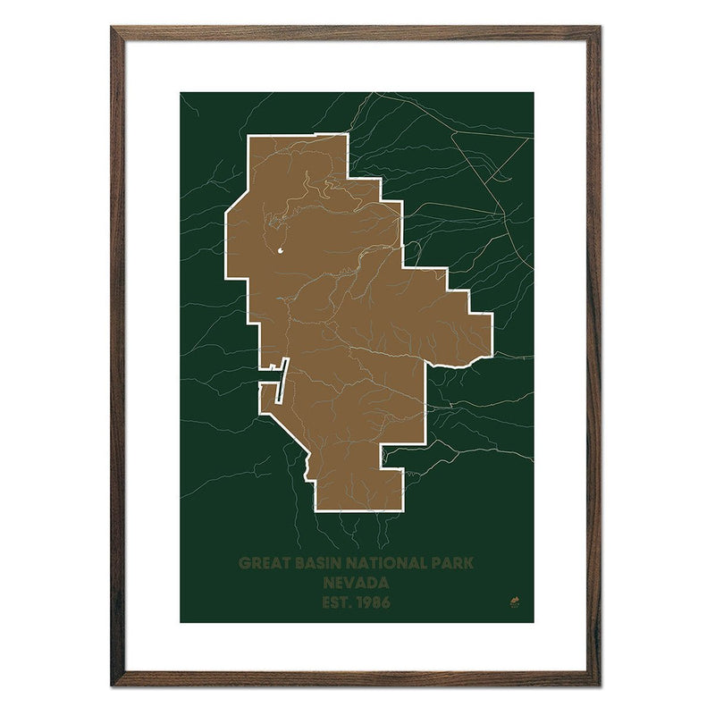 Great Basin National Park Map - Muir Way - National Park