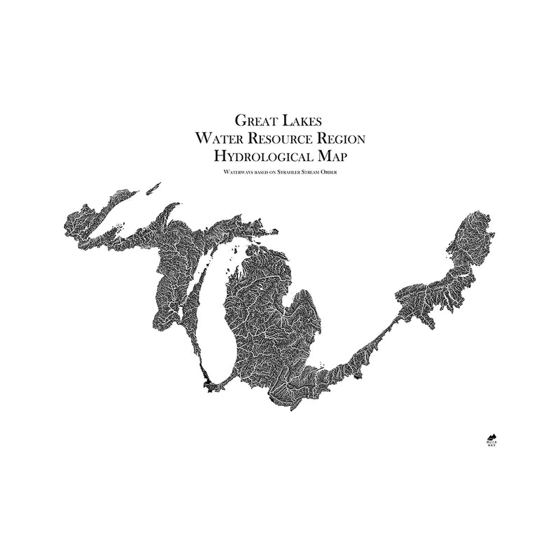 Great Lake Regional Hydrological Map - Muir Way - Hydrology