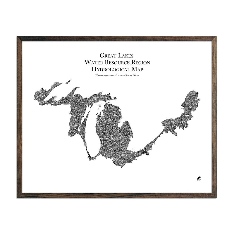 Great Lake Regional Hydrological Map - Muir Way - Hydrology