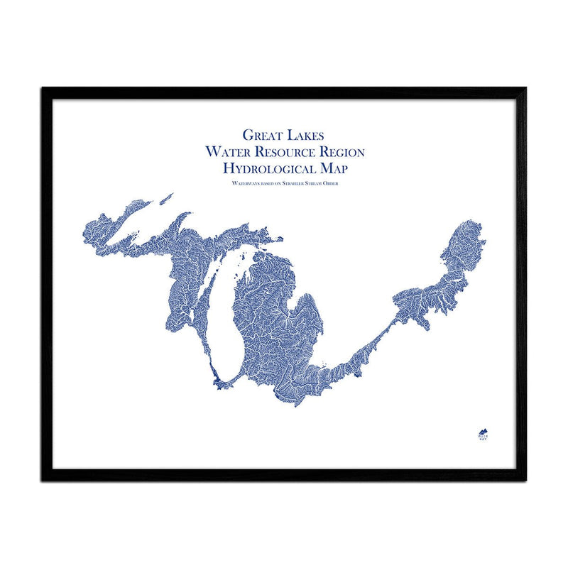Great Lake Regional Hydrological Map - Muir Way - Hydrology