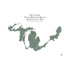 Great Lakes Regional Rivers Map