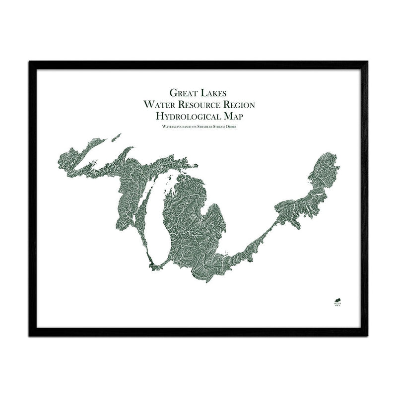 Great Lake Regional Hydrological Map - Muir Way - Hydrology