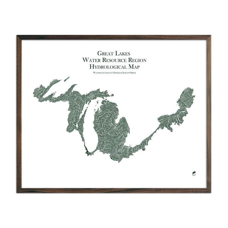 Great Lake Regional Hydrological Map - Muir Way - Hydrology