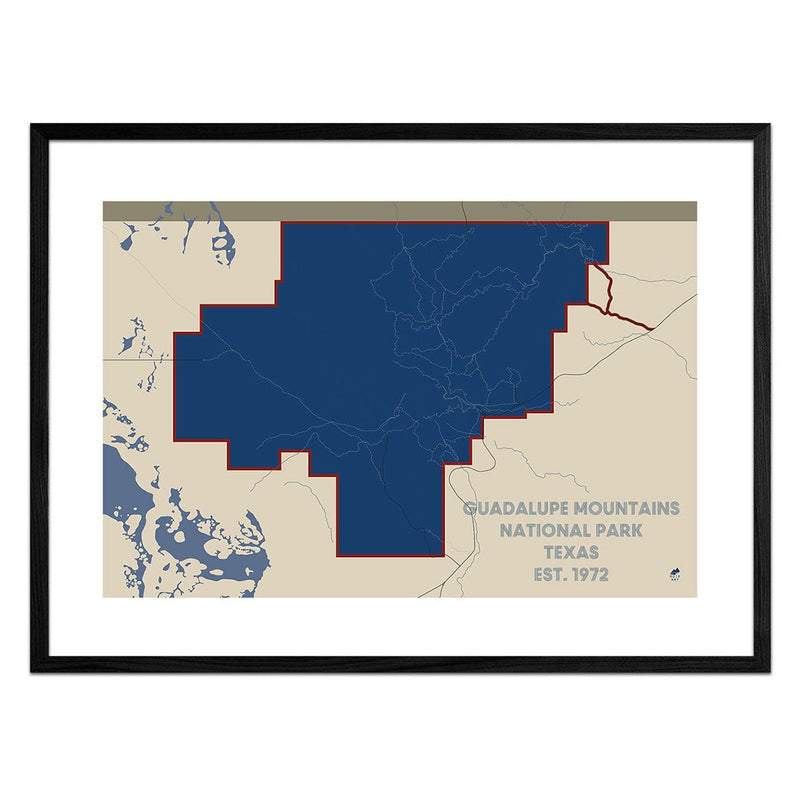 Guadalupe Mountains National Park Map - Muir Way - National Park