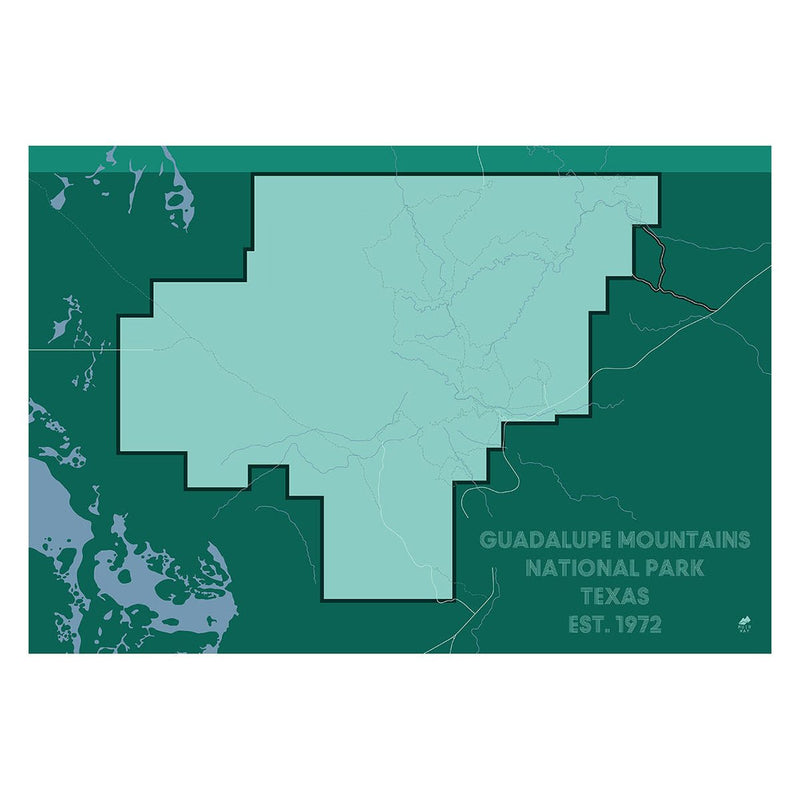 Guadalupe Mountains National Park Map - Muir Way - National Park