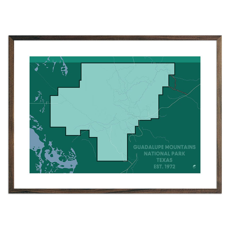 Guadalupe Mountains National Park Map - Muir Way - National Park