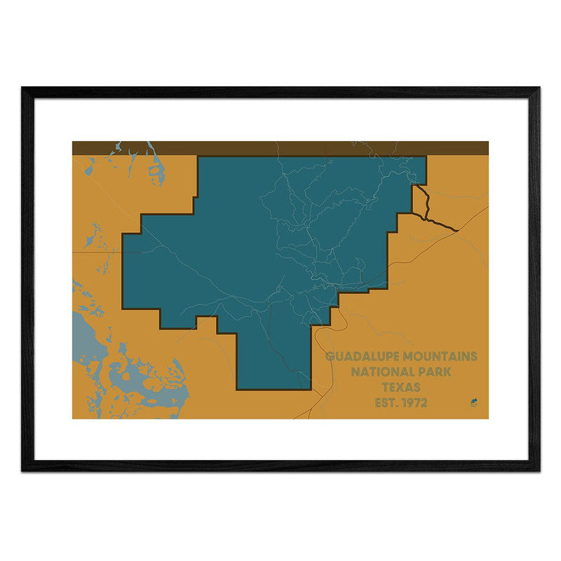 Guadalupe Mountains National Park Map - Muir Way - National Park