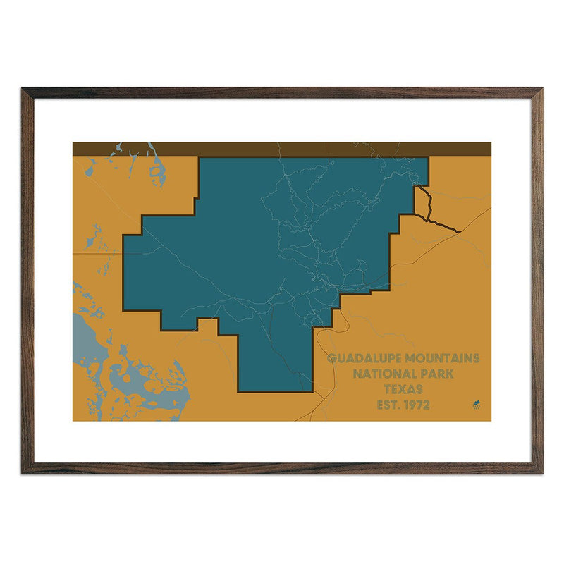 Guadalupe Mountains National Park Map - Muir Way - National Park